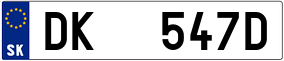 Truck License Plate